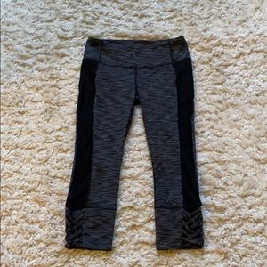 Women’s small, black Athleta capri leggings.